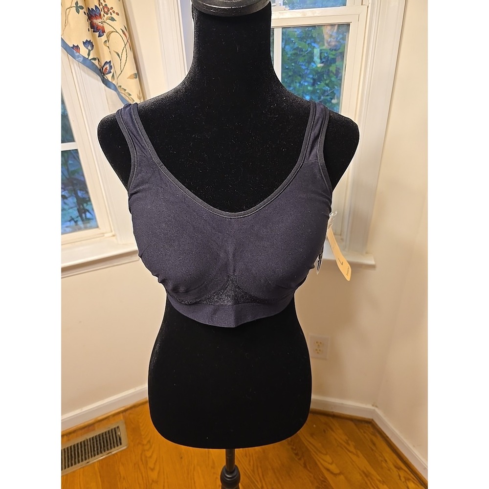 Truekind By Shapermint Daily Comfort Shaper Bra Wireless Size L Black NWT‎